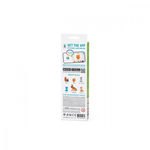 Hey Clay Air-Dry Clay Dog Story Spitz 3+