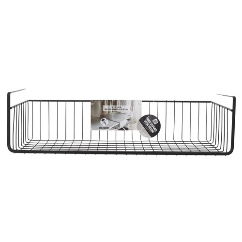 Under-Shelf Wire Basket, size L, black