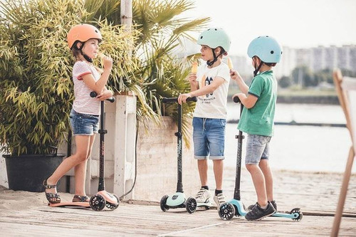 SCOOTANDRIDE Child's Bicycle Helmet S-M helmet for children, kiwi, 3+
