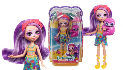 Enchantimals Doll Sabindra Sloth HRX82 4+