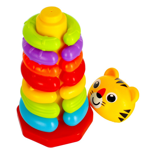 Bam Bam Pyramid Toy Tiger 6m+