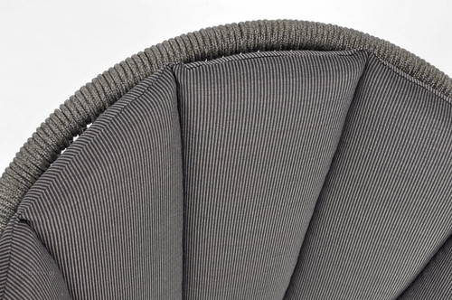Outdoor Chair VICTORIA, black-grey