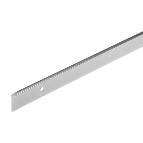 Kitchen Worktop Side Strip, left, 22 mm, silver
