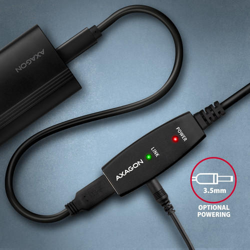 AXAGON USB Cable ADR-215 USB 2.0 A-M -> A-F act 15m
