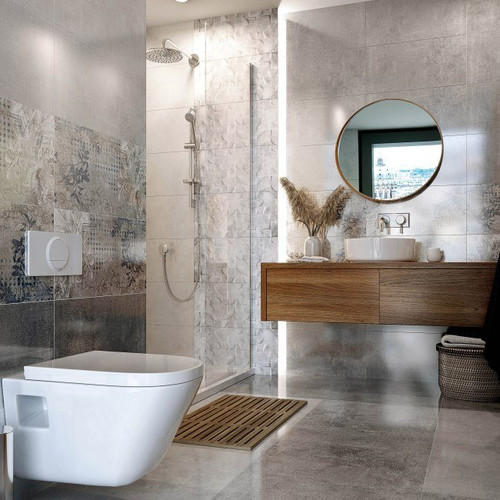 Gres Tile Odys Ceramstic 60 x 60 cm, dark grey, 1.44 m2
