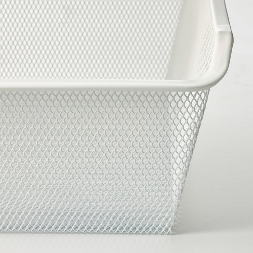 KOMPLEMENT Mesh basket, white, 100x35 cm