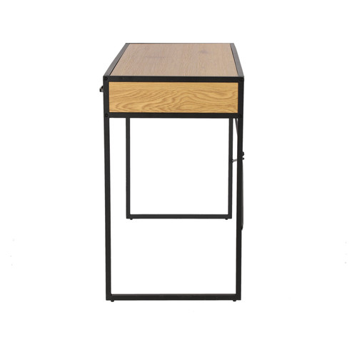 Desk Oxford with Drawer, oak/black