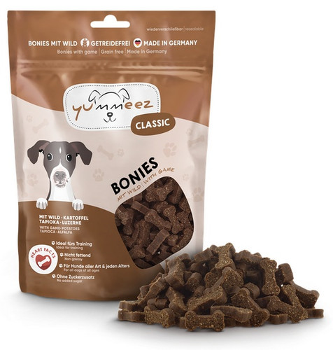 Yummeez Bones Dog Treats - Game 175g