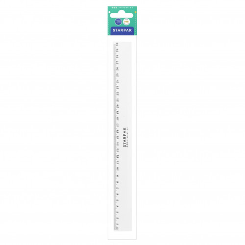 Starpak Plastic Ruler 30cm