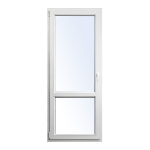 Tilt-and-Turn Balcony Door PVC 865 x 2095 mm, left