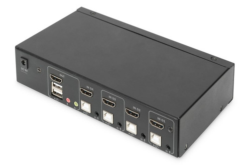 Digitus KVM Switch 4-port Single Display 4K HDMI DS-12880