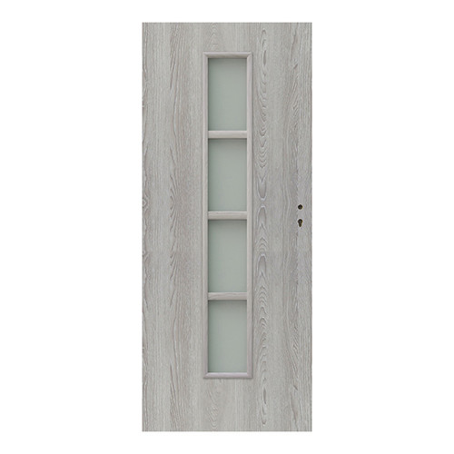 Internal Door Olga 80, left, grey oak