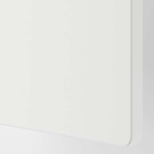 SMÅSTAD / PLATSA Storage combination, white white/with changing table, 210x79x181 cm