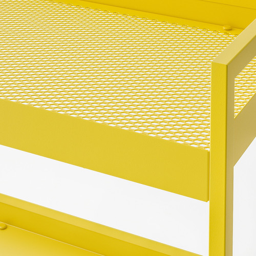 NISSAFORS Trolley, yellow, 50.5x30x83 cm