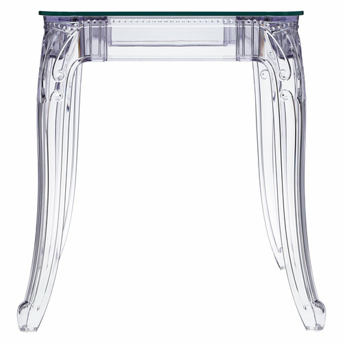 Table Ghost 62x62cm, transparent