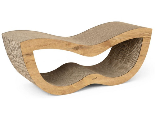 Gattino Cat Scratcher 01 Benek, oak