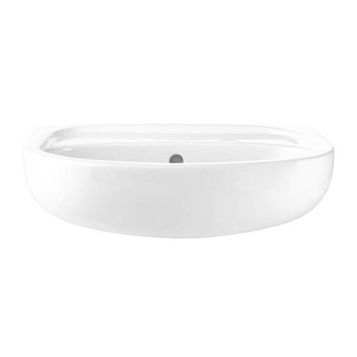 Ceramic Wall-Mounted Basin Kolo Solo 50x42cm, white