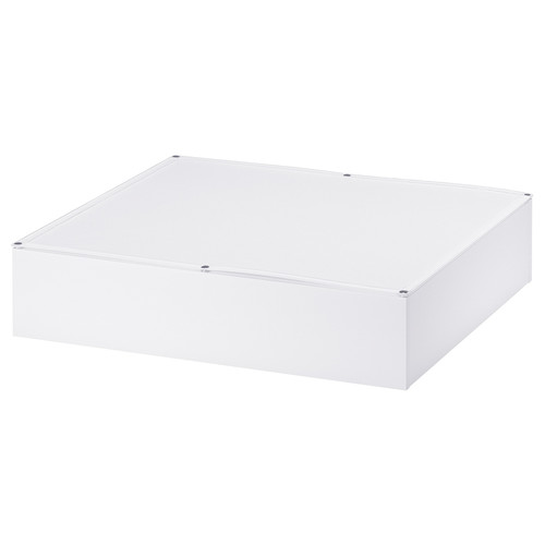 VARDÖ Bed storage box, white, 65x70 cm