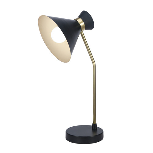 GoodHome Desk Lamp Apennin E27, black