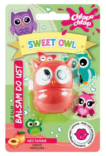 Moisturizing Lip Balm Sweet Owl Nectarine