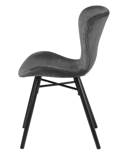 Chair Batilda VIC, dark grey
