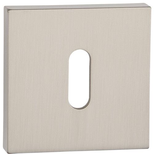 Gamet Door Escutcheon, brushed nickel