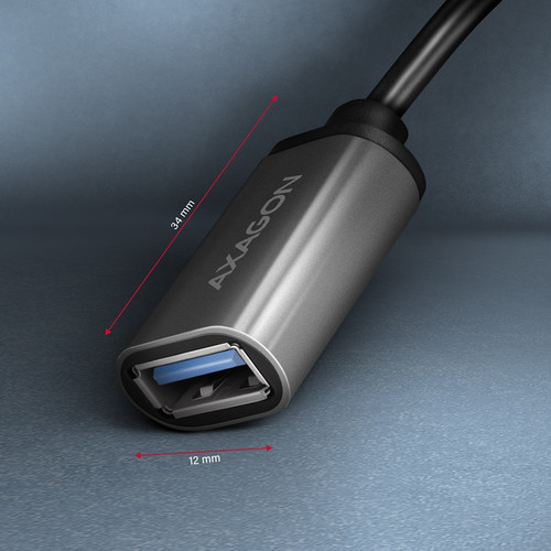 AXAGON Adapter Cable USB-C - USB-A 2m