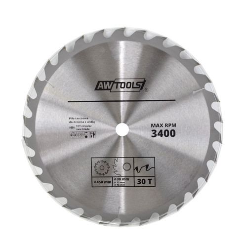 AW Wood Cutting TCT Circular Saw Blade 160x30/22/16x30t