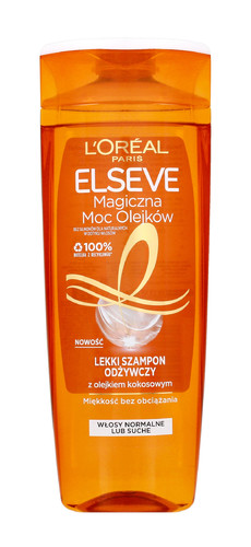 L'OREAL ELSEVE Magical Oil Power Light Nourishing Shampoo for Normal & Dry Hair 400 ml
