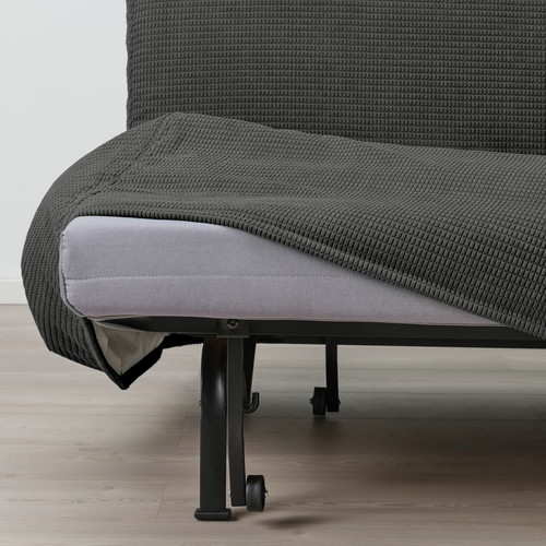 LYCKSELE HÅVET 2-seat sofa-bed, Vansbro dark grey