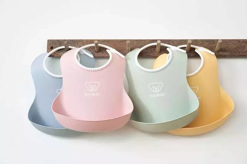 BABYBJÖRN - Soft Bibs -  Powder Green / Powder Blue