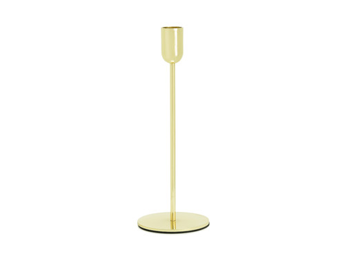 Candlestick 22cm, gold colour