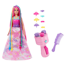 Barbie Doll Fantasy Hair with Braid & Twist Styling JCW55 3+