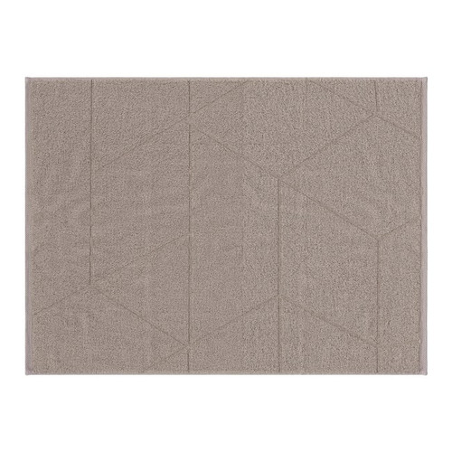 GoodHome Bath Mat Drina 50 x 70 cm, taupe