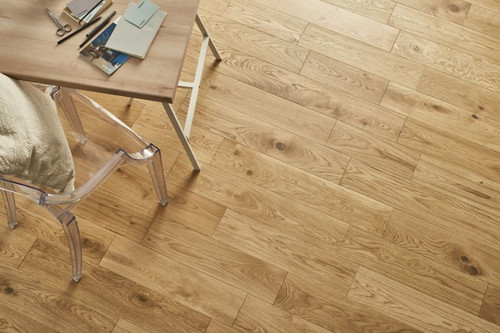 Wooden Flooring 15x150 mm, oak lacquered, 1.26 m2