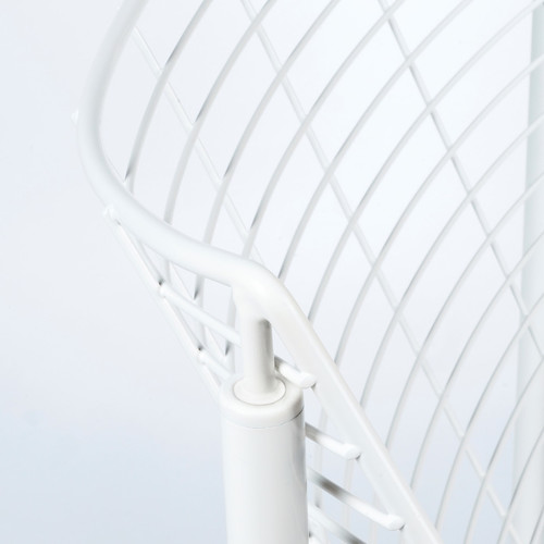 SKÅLBODA Armchair, white/Ransta beige