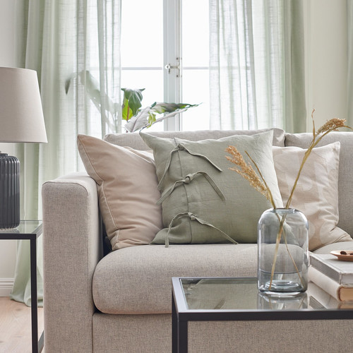 VIMLE 3-seat sofa-bed, Gunnared beige