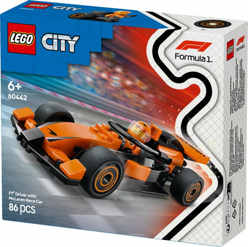 LEGO City F1 Driver with McLaren Race Car 6+
