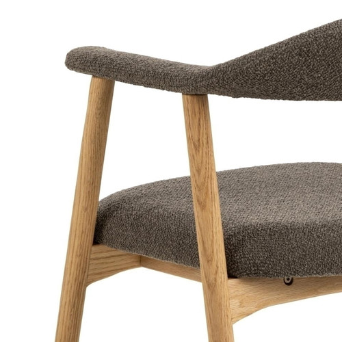 Dining Chair Addi, brown/oak