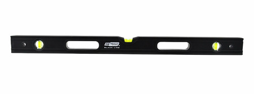 AW Black Spirit Level Bubble Level 120cm, magnetic