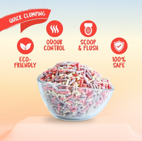 Kit Cat Cat Litter 100% Natural Biodegradable ECO Soya Clump Confetti 7L