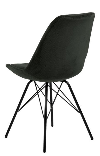 Dining Chair Eris, corduroy, dark green