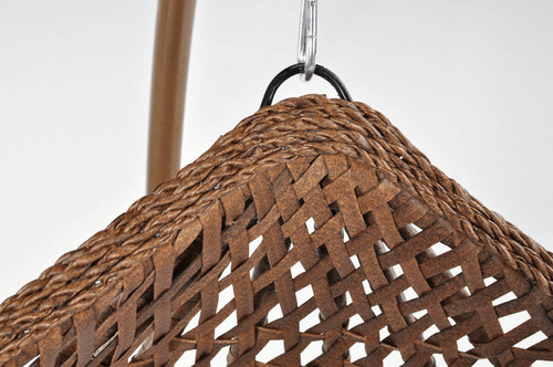 Hanging Cocoon Chair BALI, in-/outdoor, brown