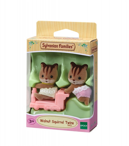 Sylvanian Families Walnut Squirrel Twins 3+