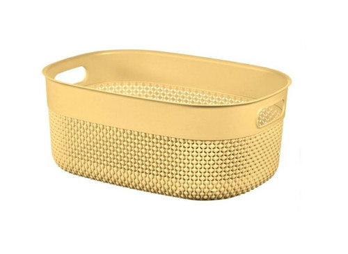 Curver Storage Basket M 12l, yellow