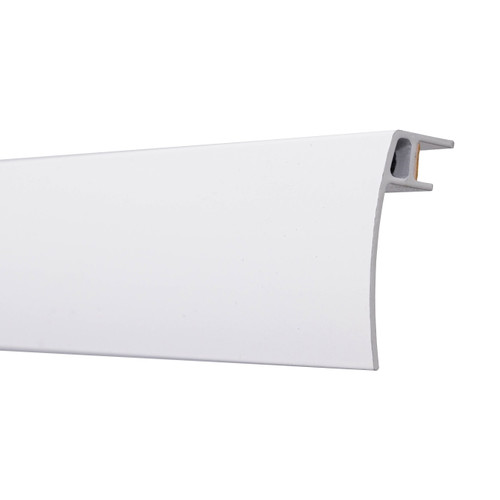 Curtain Track Rail Cover 200 cm, white