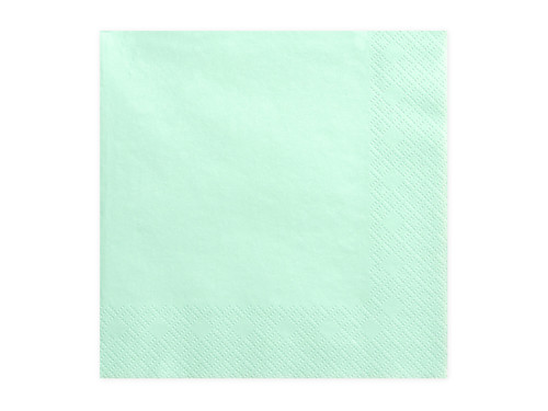 Paper Napkins 33x33cm, 20pcs, mint