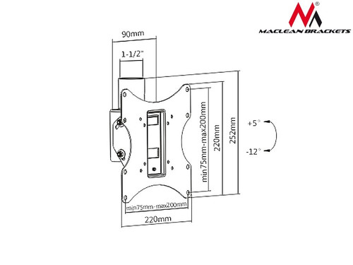 TV Ceiling Mount 