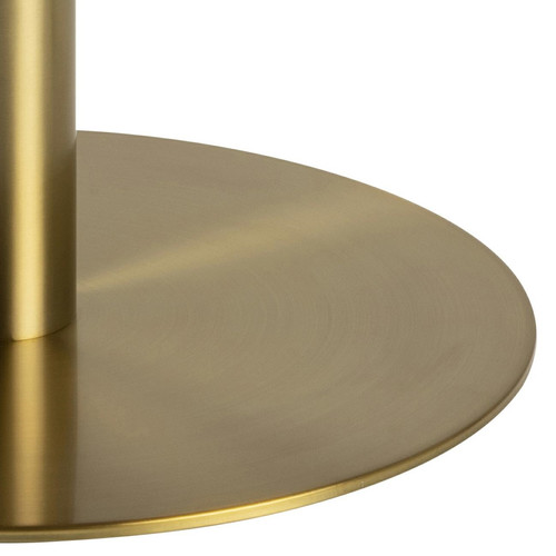 Table Corby 80cm, round, marble/gold