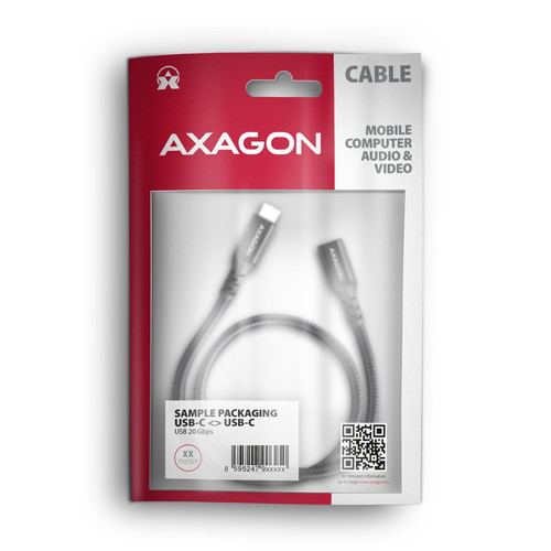 AXAGON USB Cable BUCM32-CF15AB extension cable Gen2 USB-C USB-C